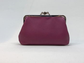 double clasp purse